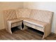 Кухонный диван Барон-2 стандарт дуб сонома-замша бежевая