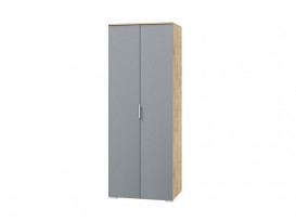 Шкаф для одежды 2-х дверный Сканди МДФ Смоки софт