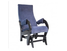 Кресло-глайдер модель 708 Verona Denim blue венге