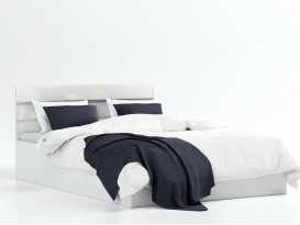 Кровать 1400 Милан белый