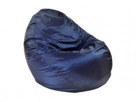 Кресло-мешок Стади ткань водоотталкивающая черно-синяя